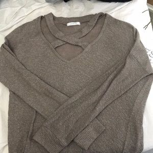 Super soft V-neck sweater